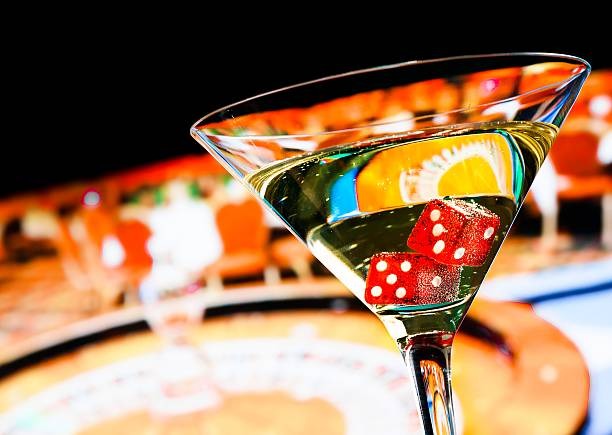 Live blackjack table with dealer and player cards